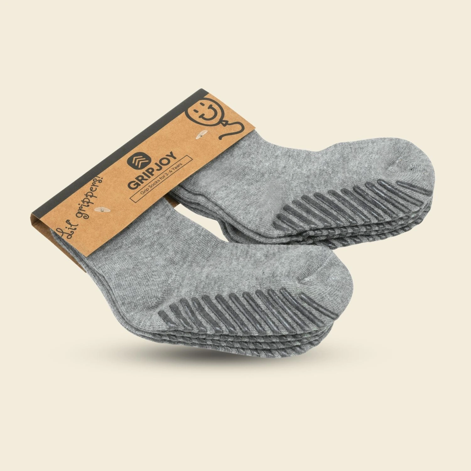 Cozy Crew Socks for Tiny Feet: 4-Pack Grip & Go Adventures